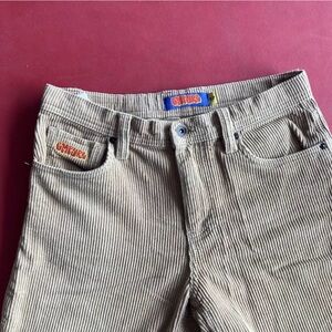 Empire tan corduroy loose fit skater pants